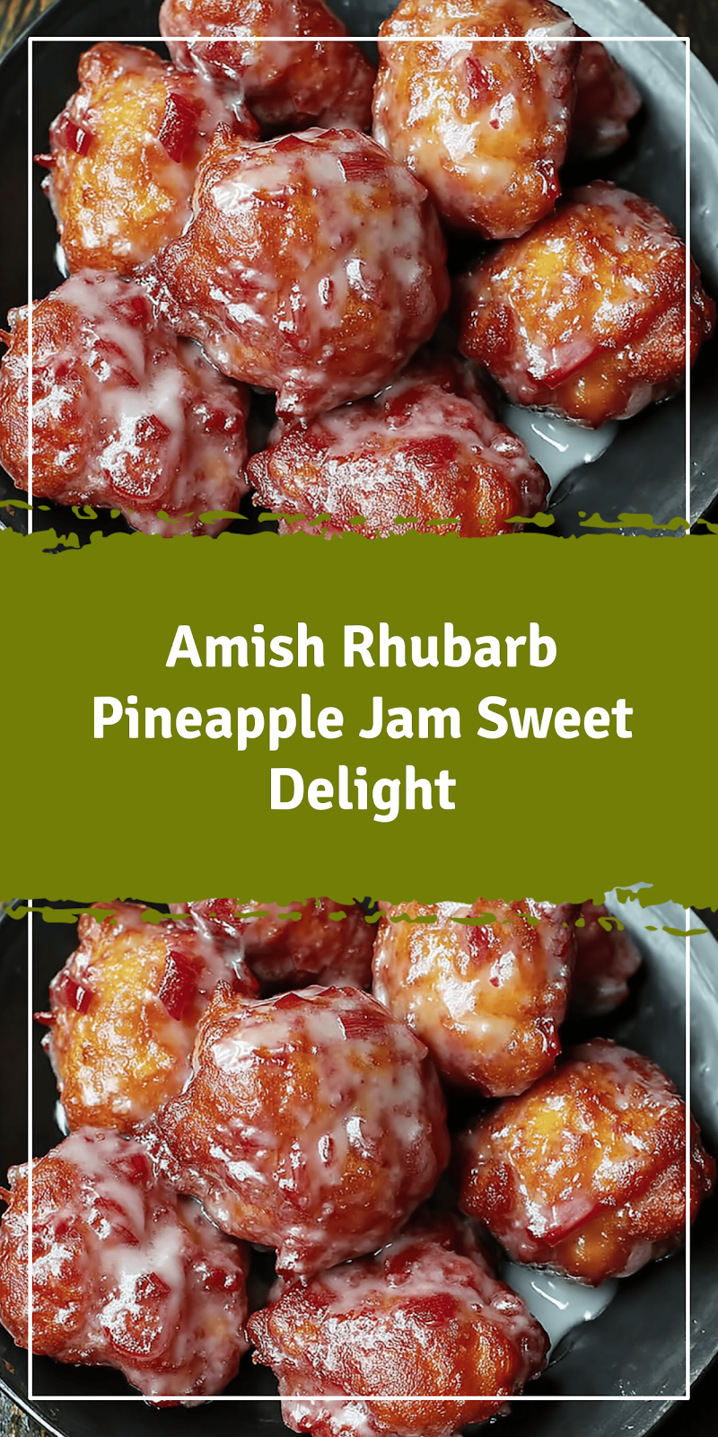 Amish Rhubarb Pineapple Jam Delight