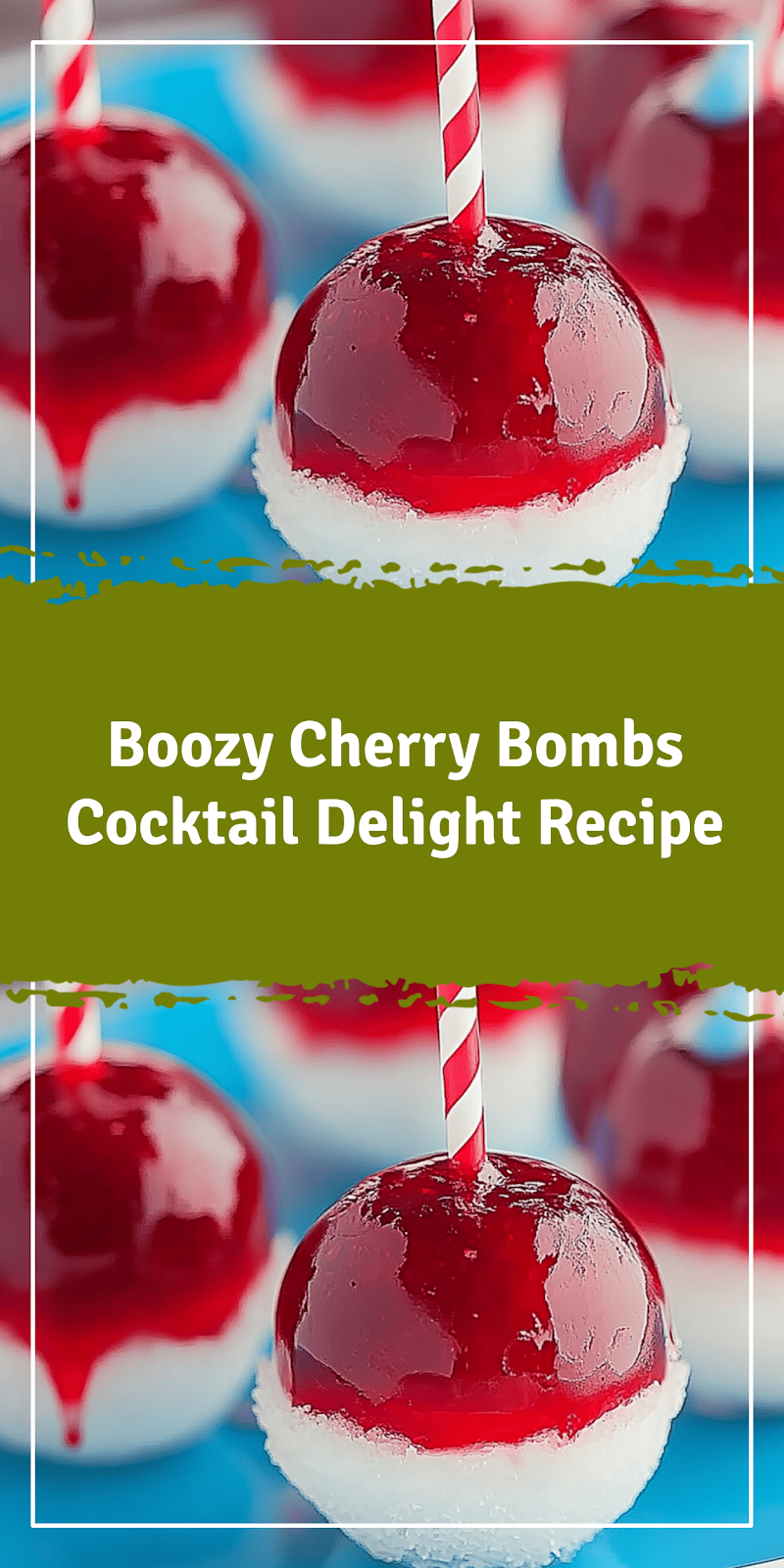 Boozy Cherry Bombs Recipe for Cocktails