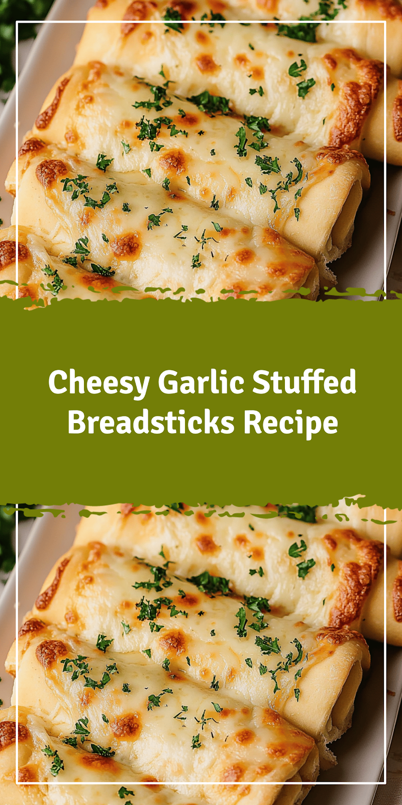 Quick Cheese Stuffed Breadsticks Recipe