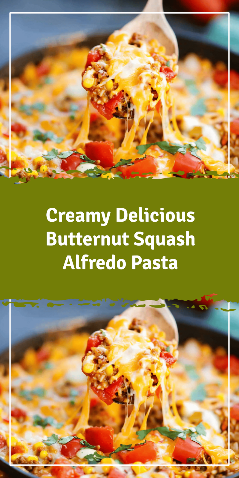 Creamy Butternut Squash Alfredo Pasta Recipe