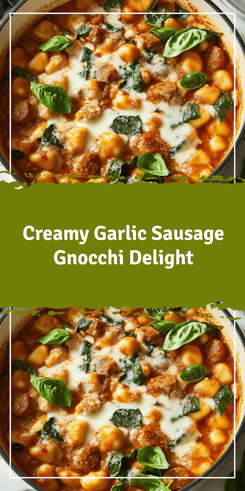 Creamy Sausage Gnocchi Recipe Delight