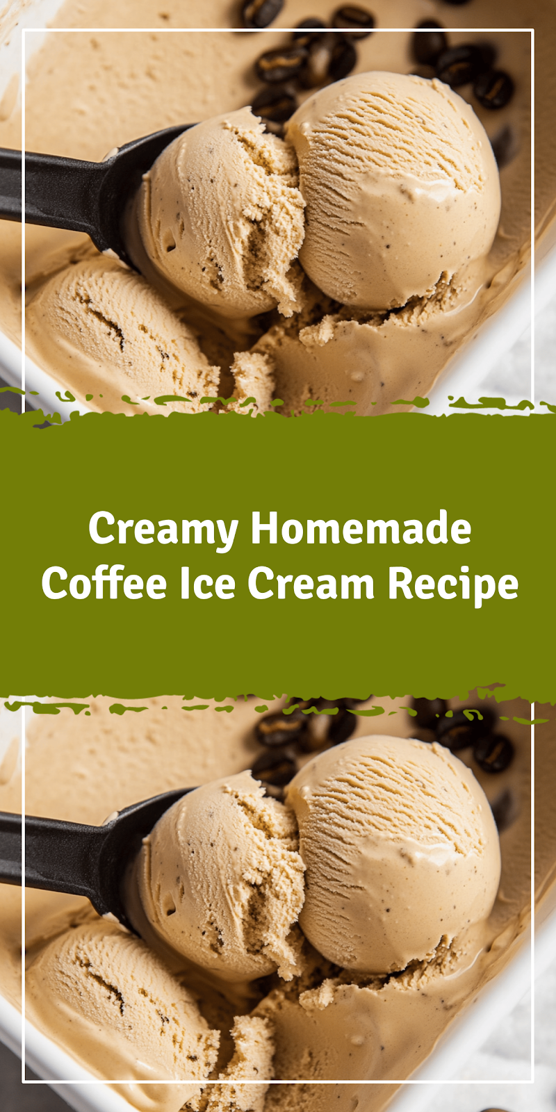 Homemade Coffee Ice Cream Recipe