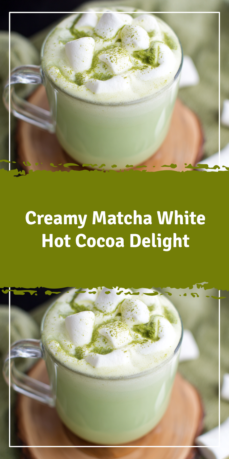 Matcha White Hot Cocoa Delight