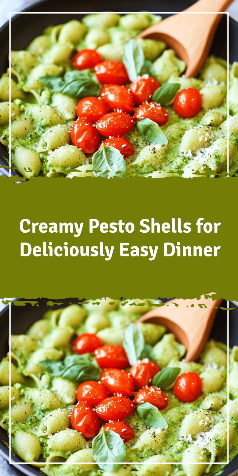 Creamy Pesto Shells Recipe for Easy Dinner