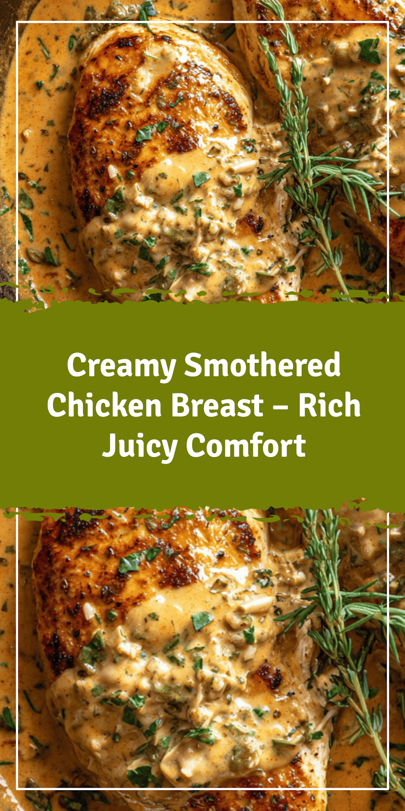 Smothered Chicken Breast – Rich Juicy Comfort Dish