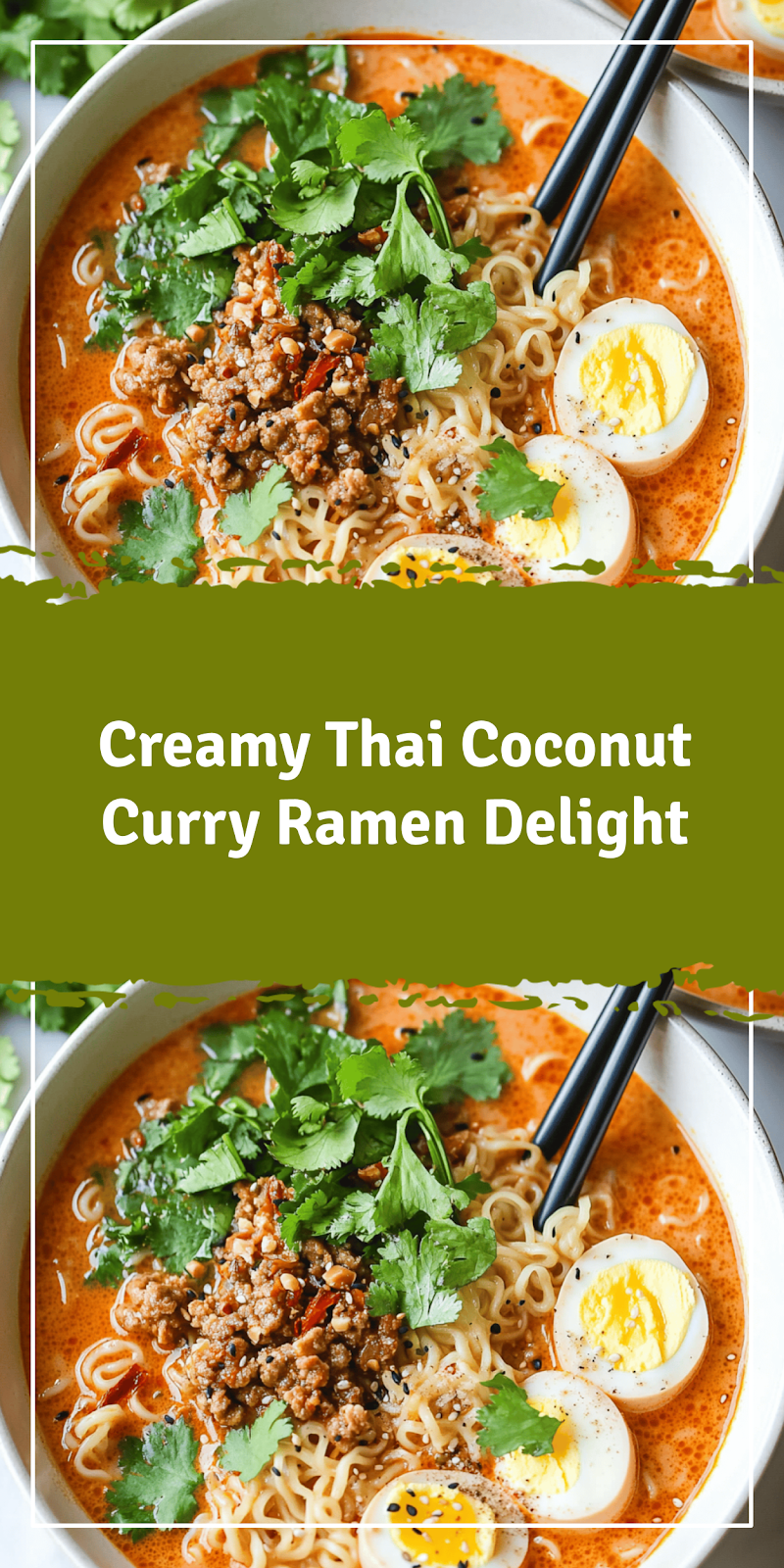 Thai Coconut Curry Ramen Recipe