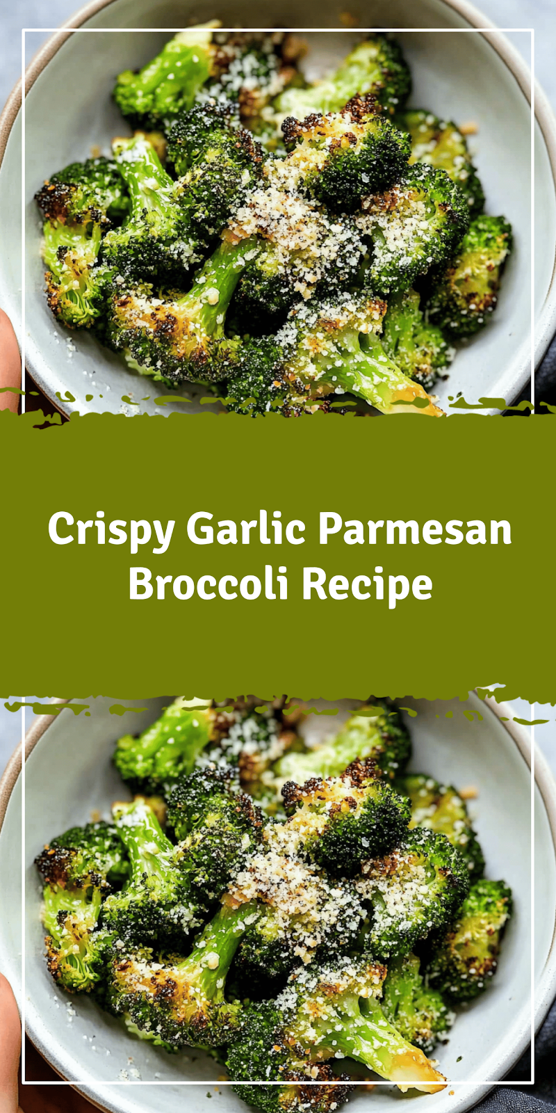 Air Fryer Garlic Parmesan Broccoli Recipe
