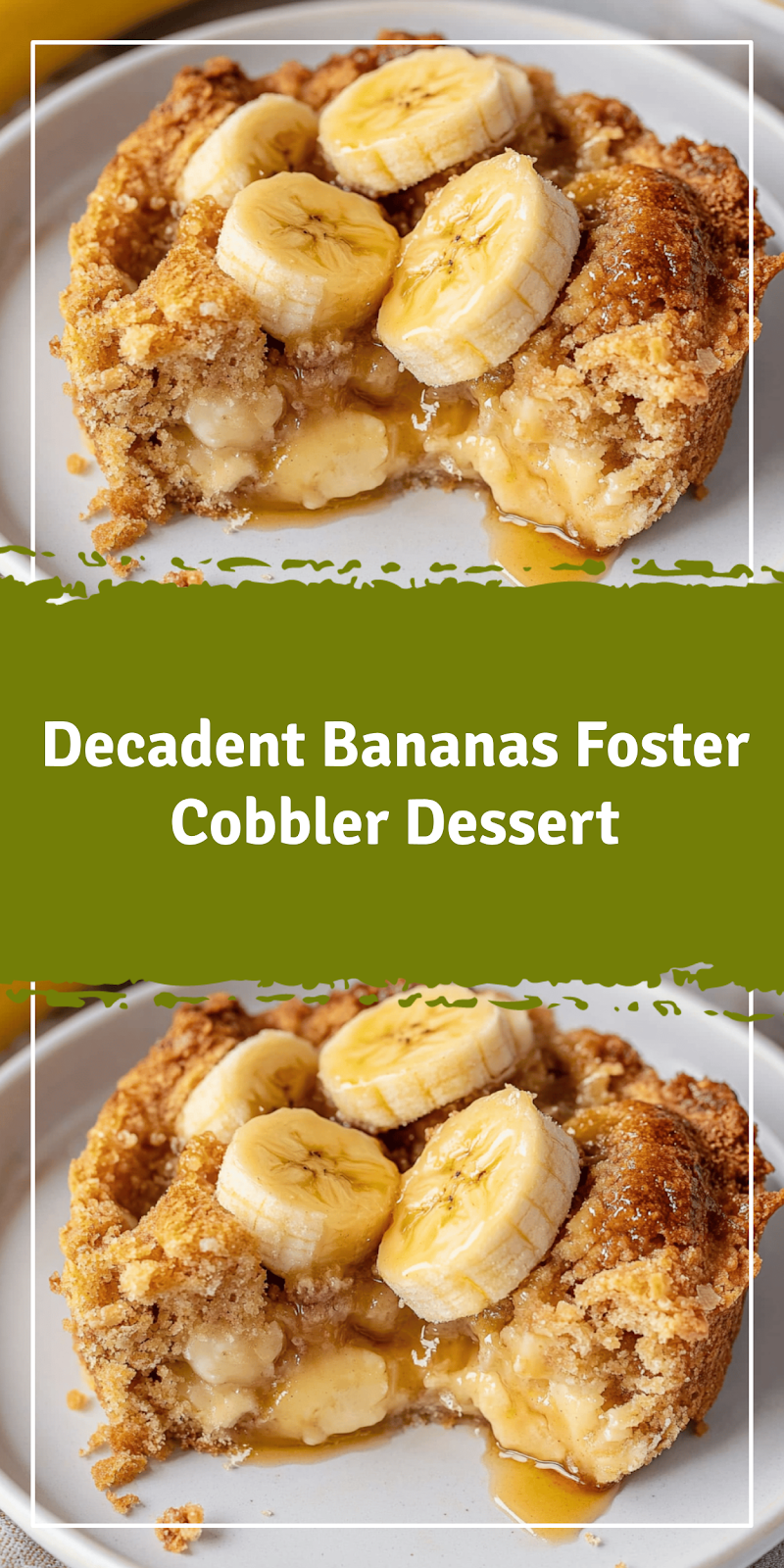 Bananas Foster Cobbler Recipe Easy Dessert