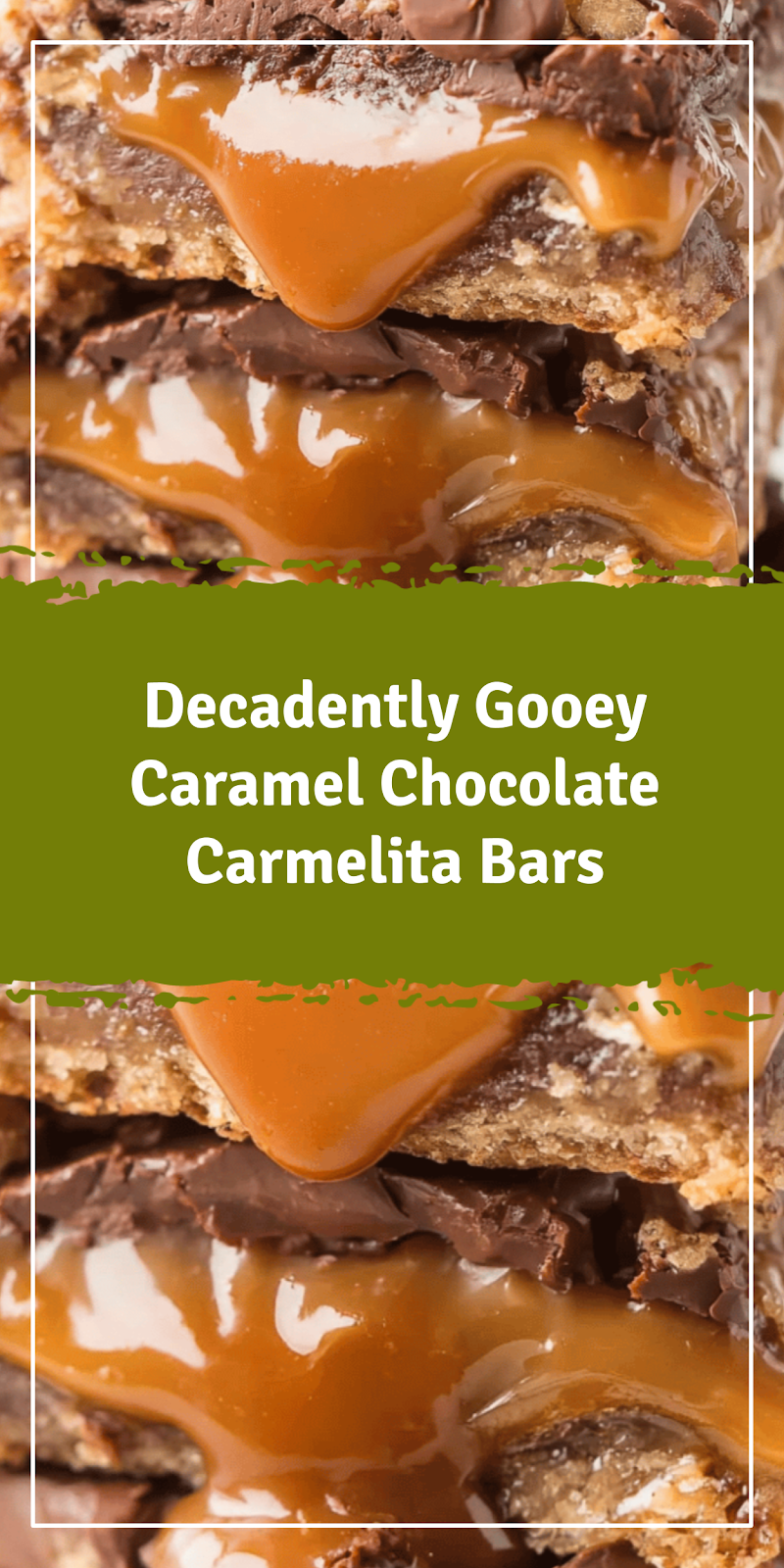 Gooey Caramel Chocolate Carmelita Bars