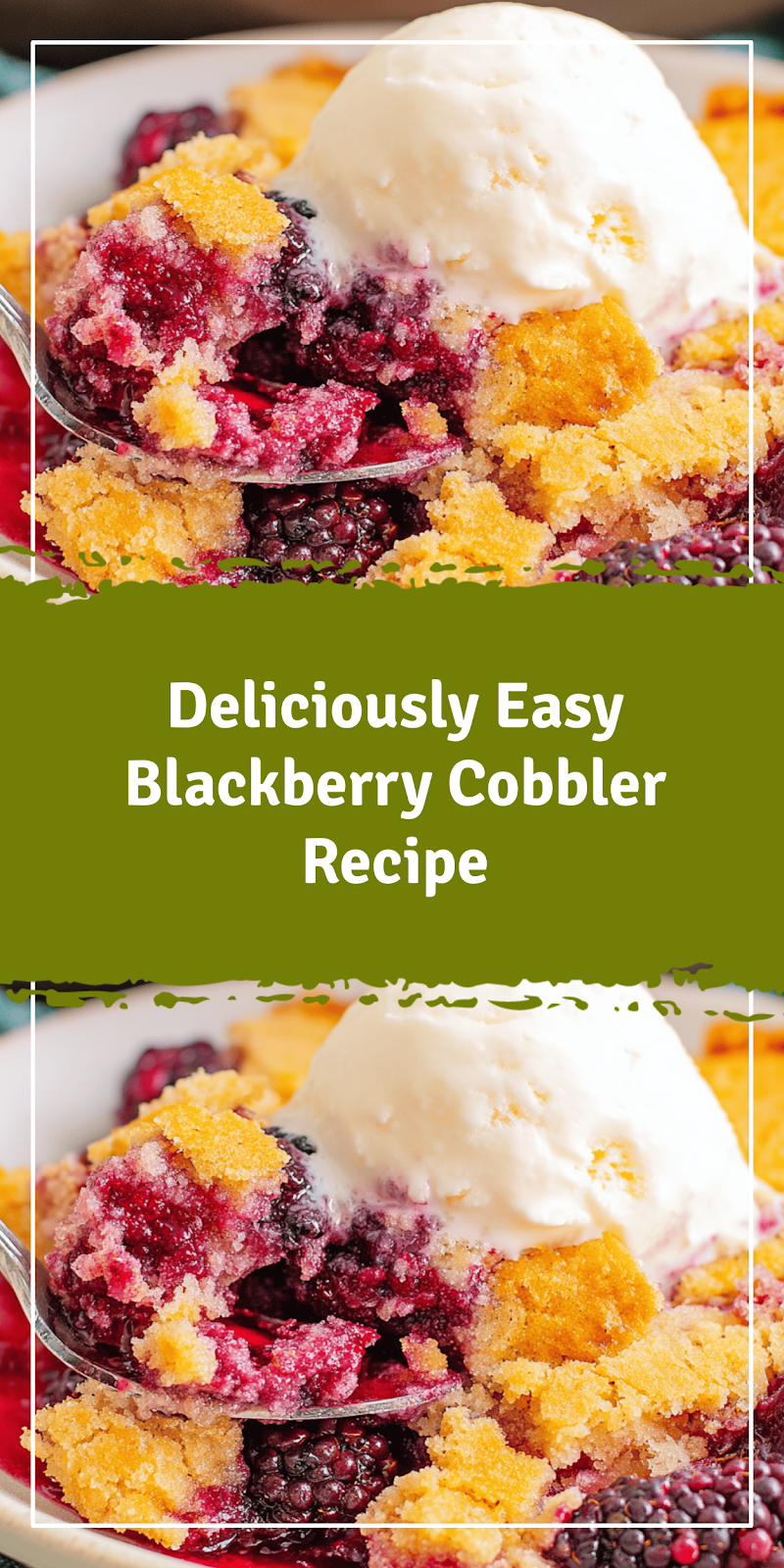 Easy Blackberry Cobbler with Simple Ingredients