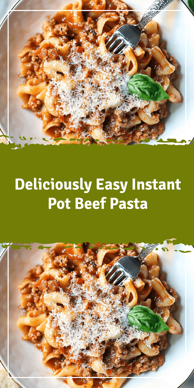 Instant Pot Ground Beef and Pasta Recipe