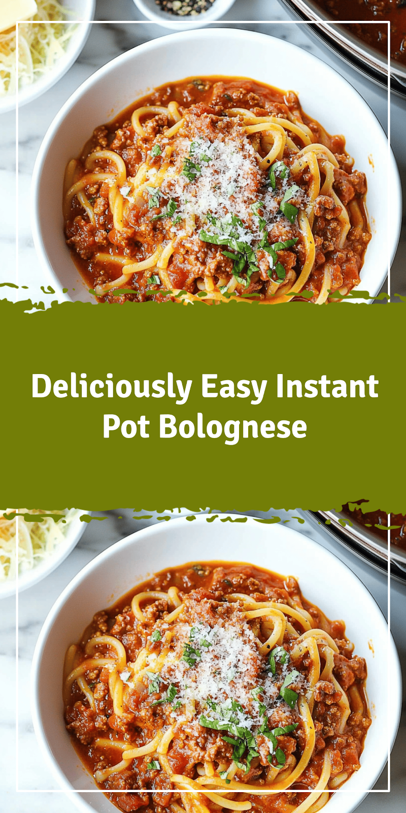 Instant Pot Bolognese Sauce Recipe Easy