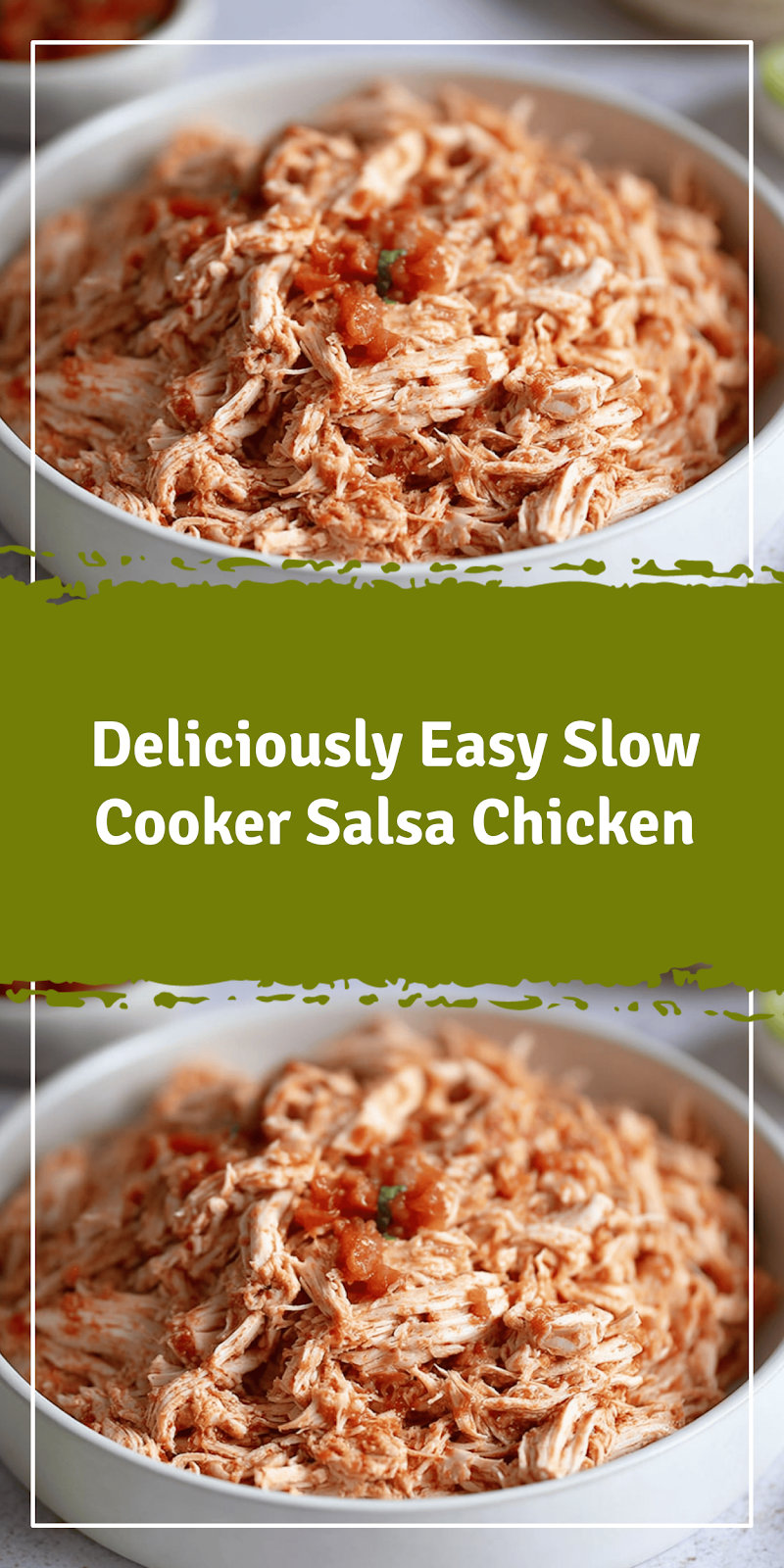 Easy Slow Cooker Salsa Chicken