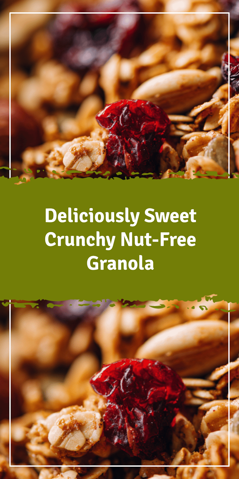 Sweet Crunchy Nut-Free Granola in 10 Minutes