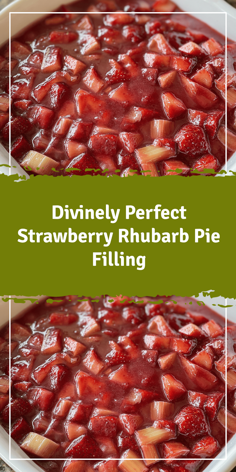 Perfect Strawberry Rhubarb Pie Filling Recipe