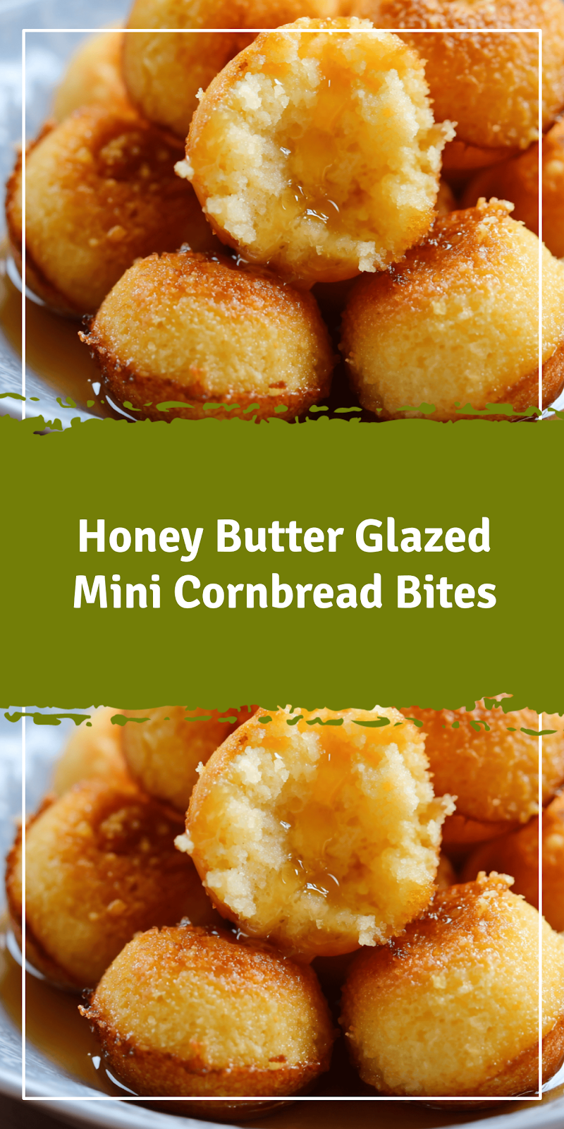 Honey Butter Mini Cornbread Bites