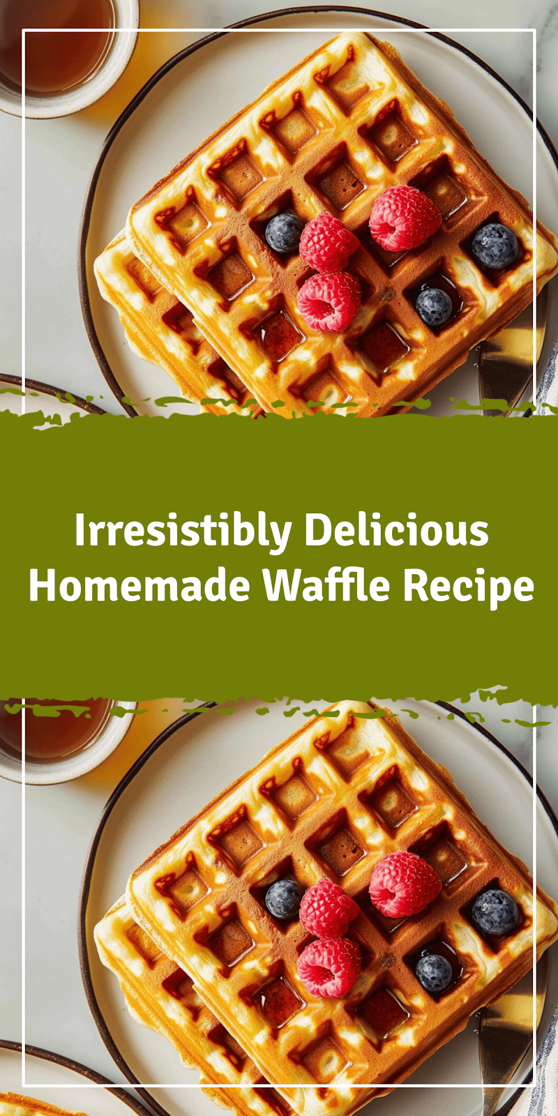 Delicious Homemade Waffle Recipe for Breakfast