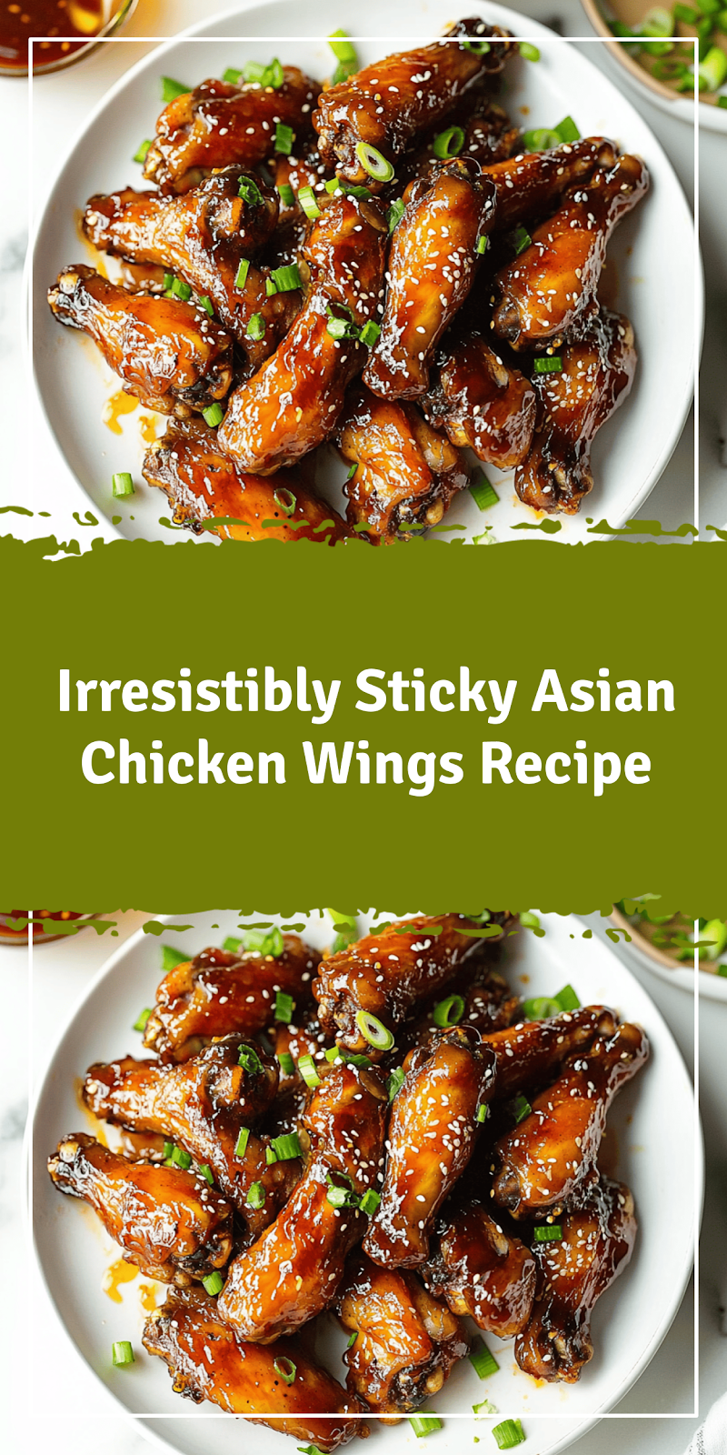 Sticky Asian Chicken Wings Recipe