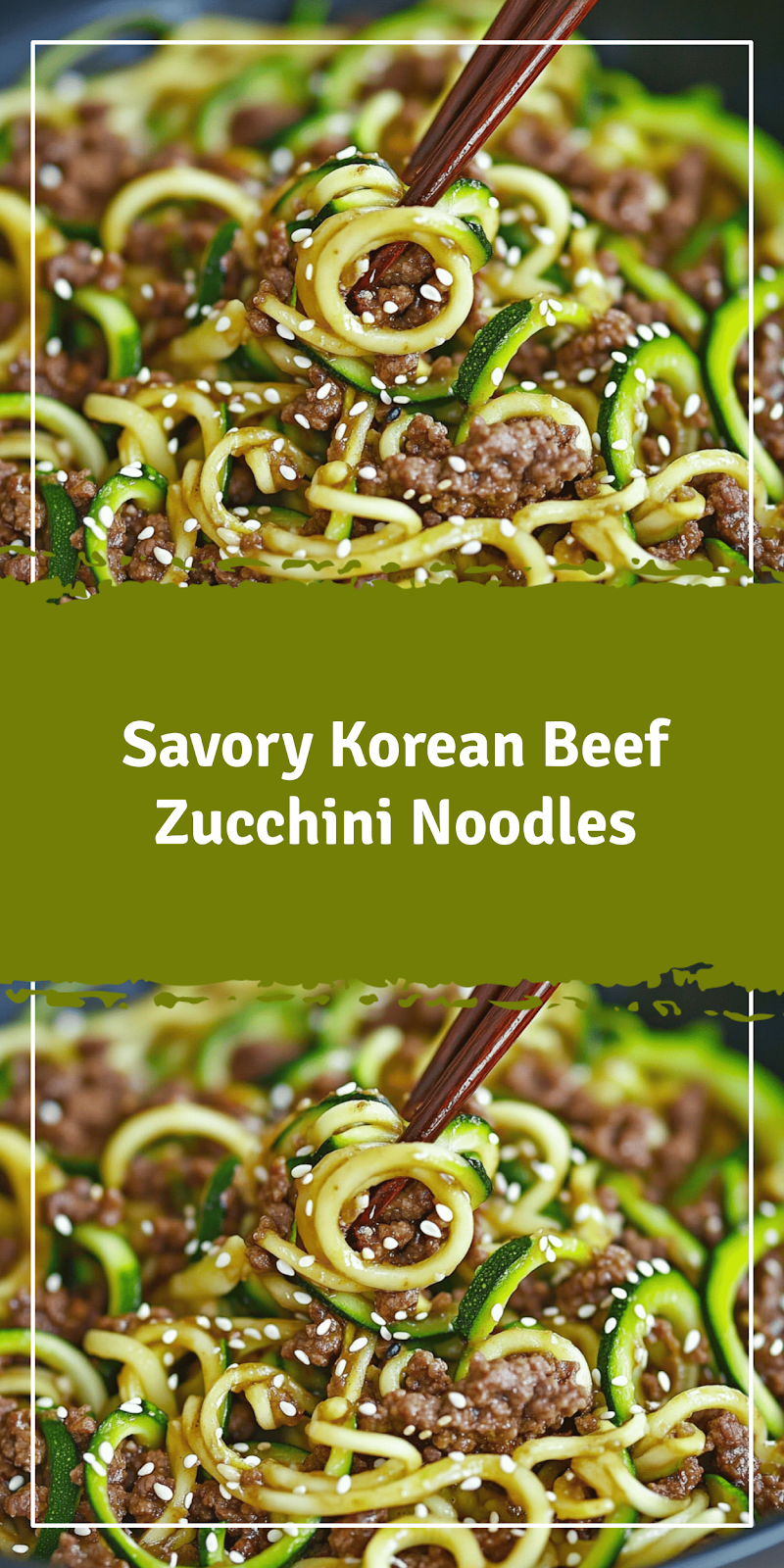 Korean Beef Zucchini Noodles Recipe