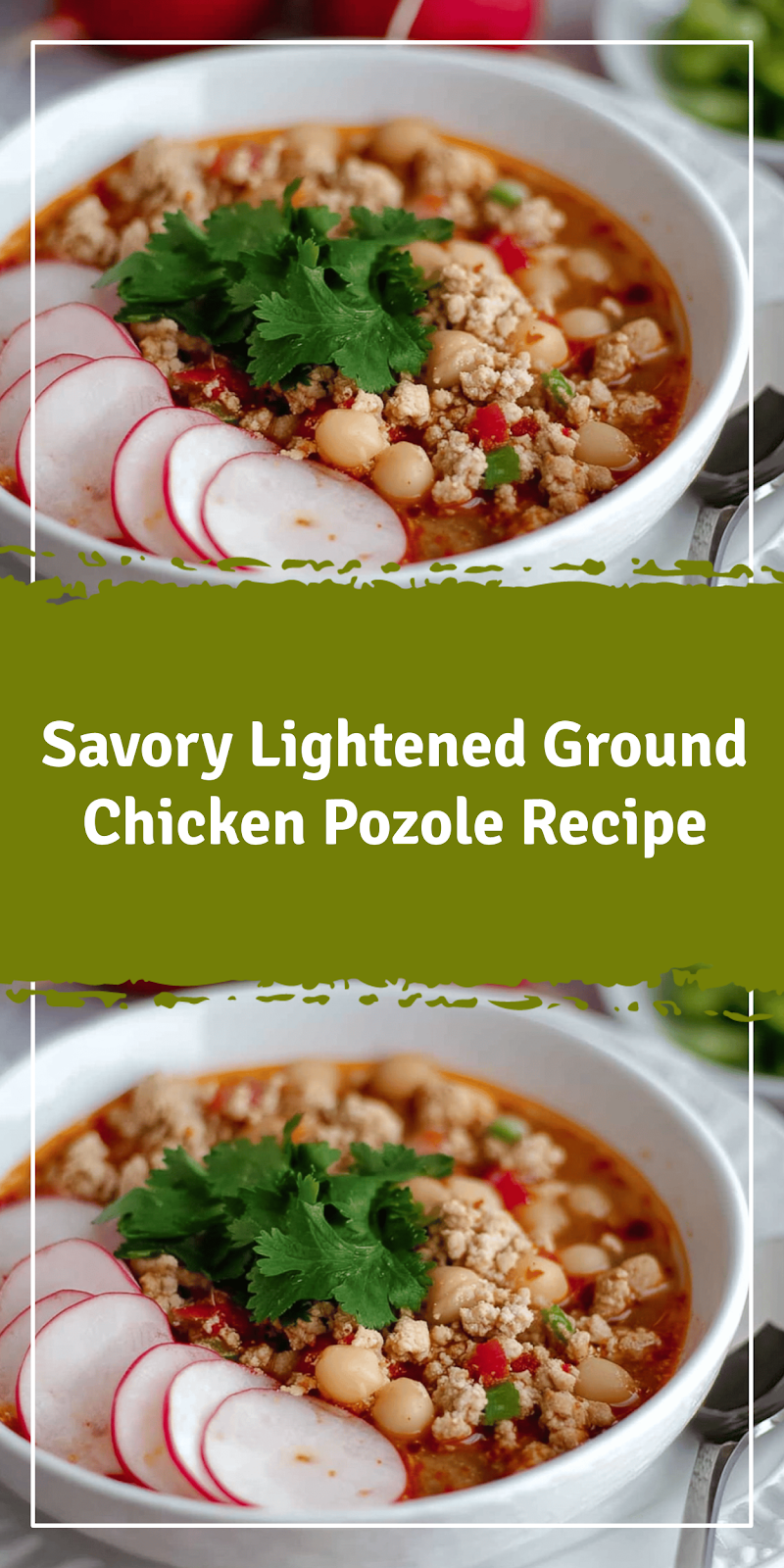 Lightened Ground Chicken Pozole Recipe