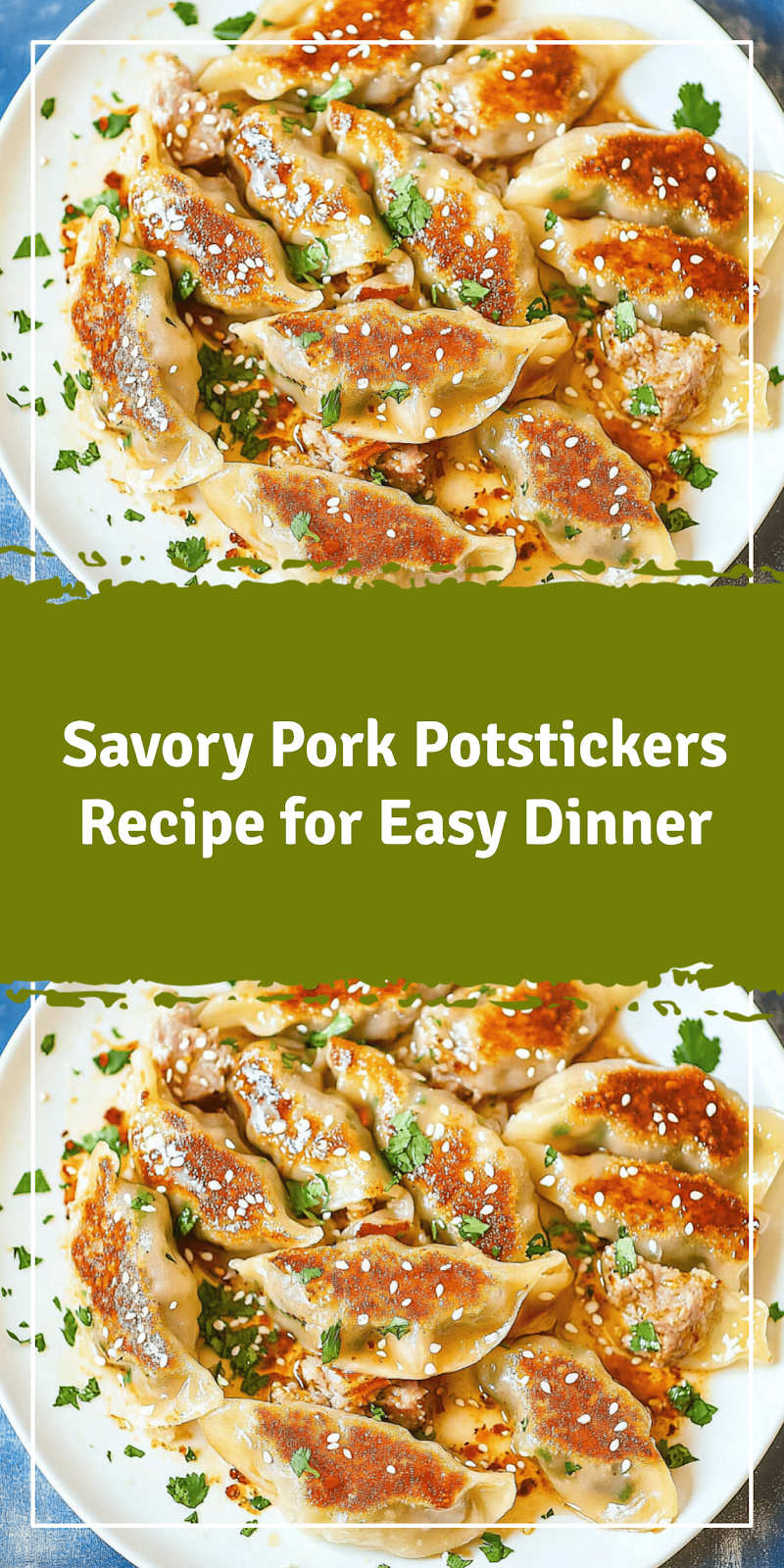 Pork Potstickers Recipe for Easy Dinner