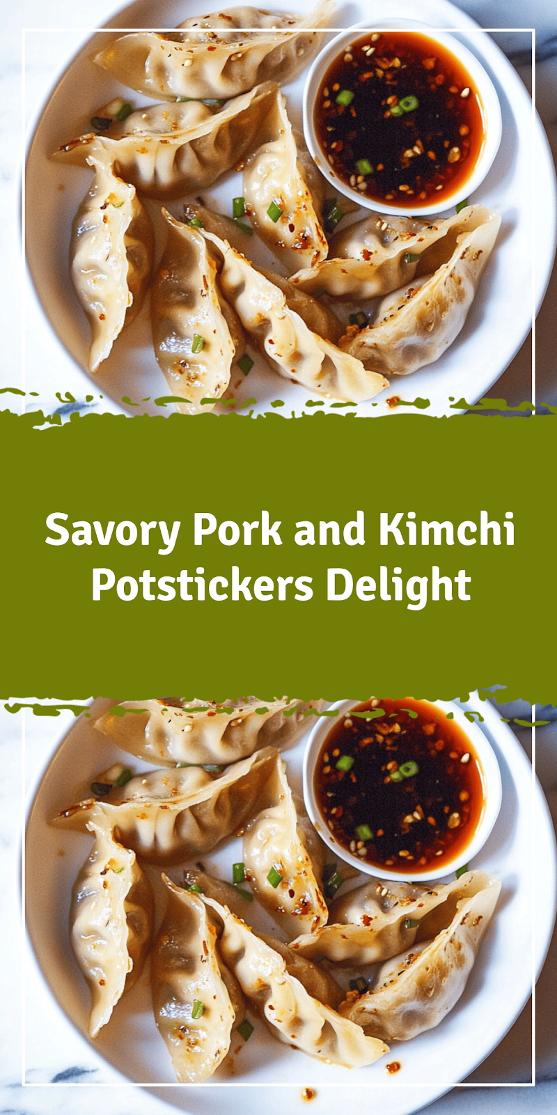 Pork and Kimchi Potstickers Recipe