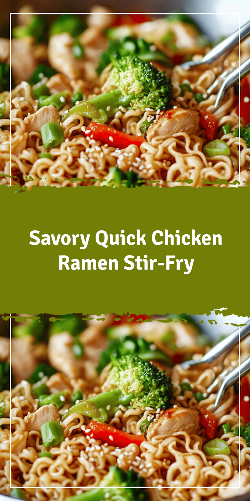 Quick Chicken Ramen Noodle Stir-Fry Recipe