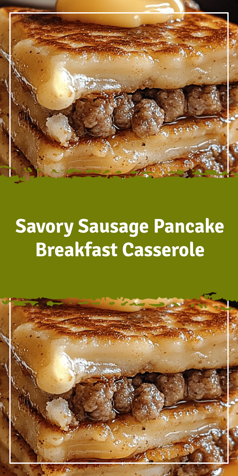 Sausage Pancake Breakfast Casserole Recipe