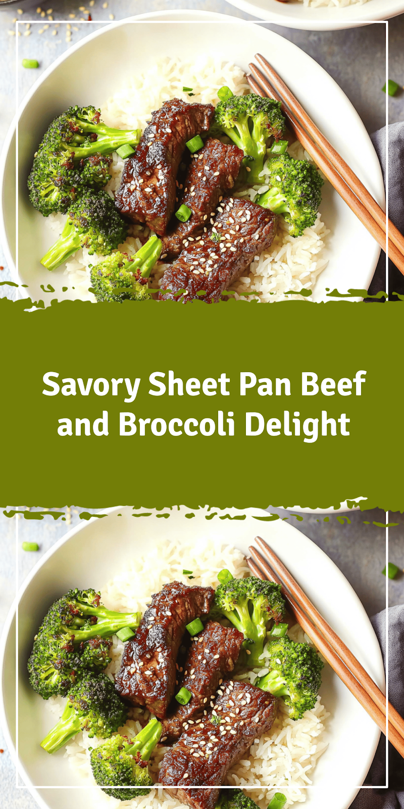 Sheet Pan Beef and Broccoli Recipe