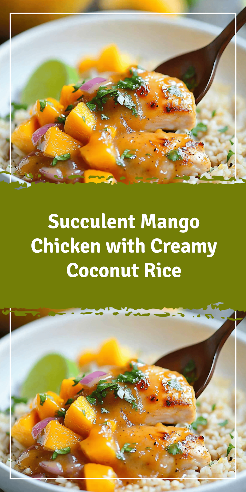 Mango Chicken with Creamy Coconut Rice Recipe