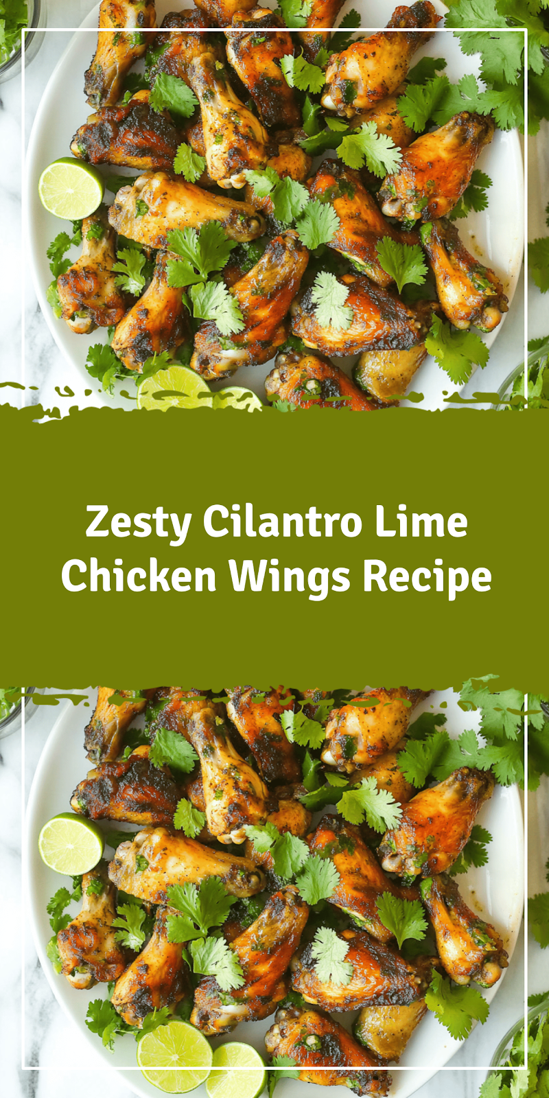 Cilantro Lime Chicken Wings Recipe