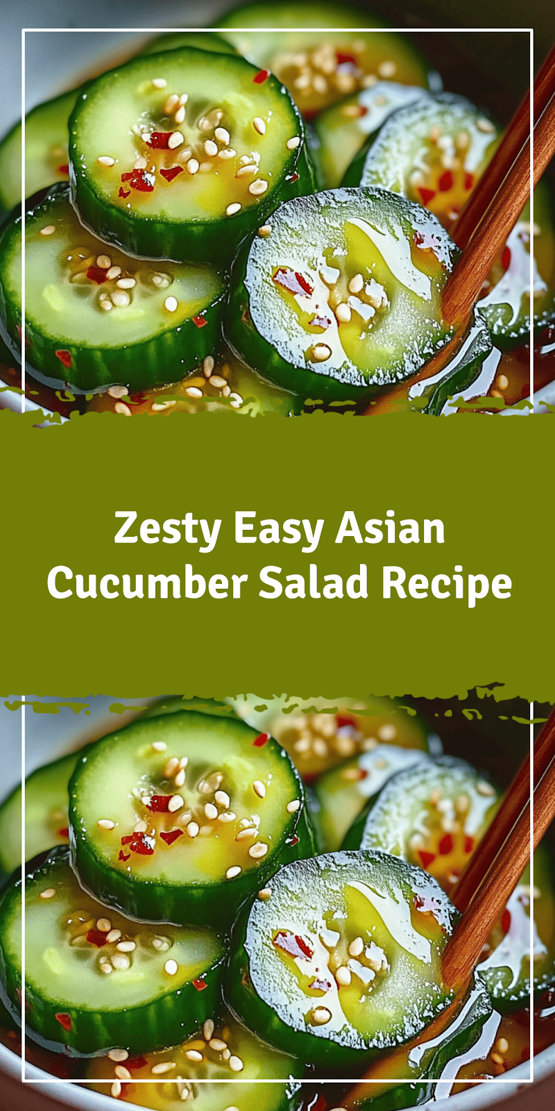 Easy Asian Cucumber Salad Recipe