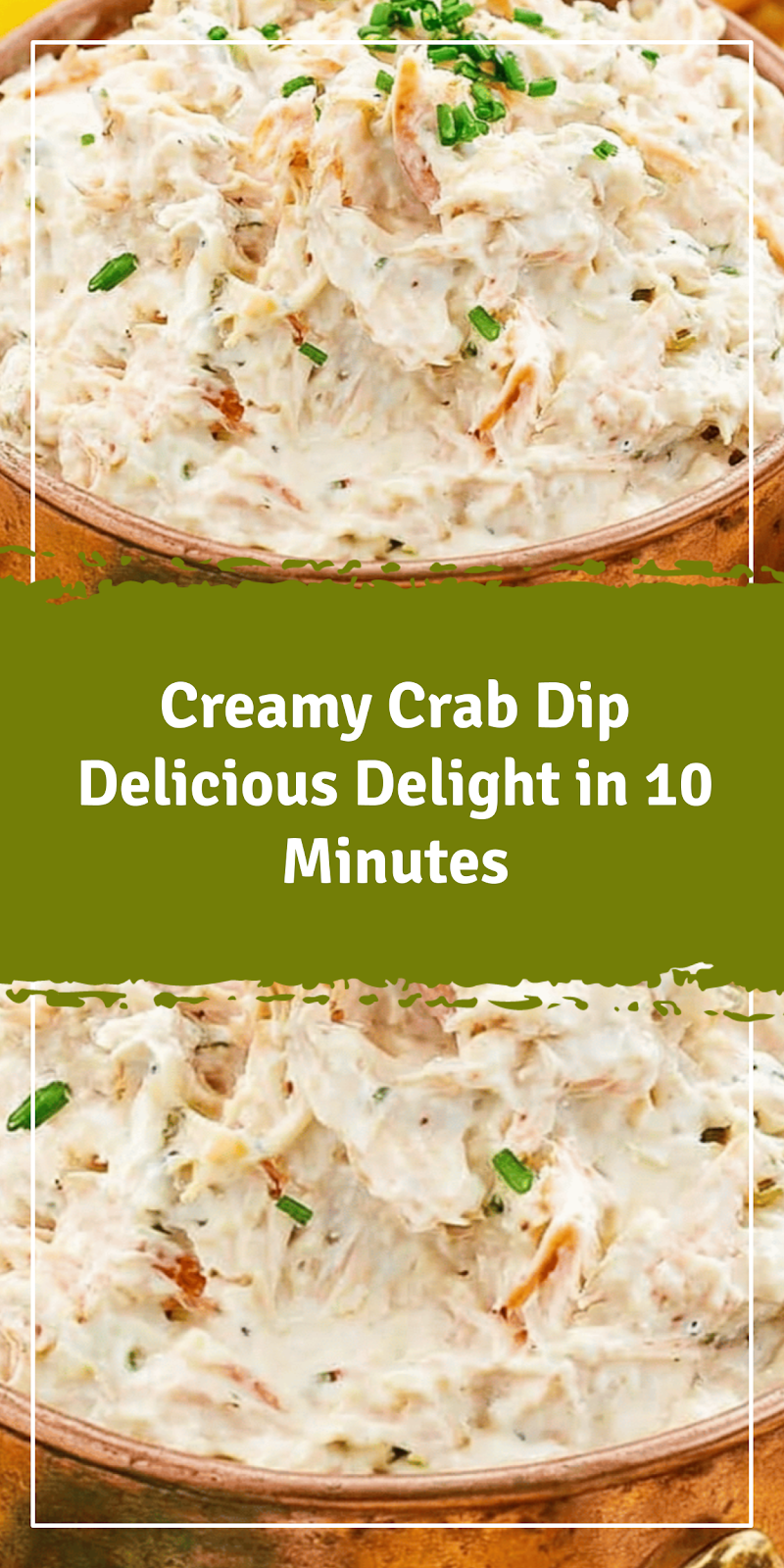 Creamy Crab Dip Delight in 10 Minutes