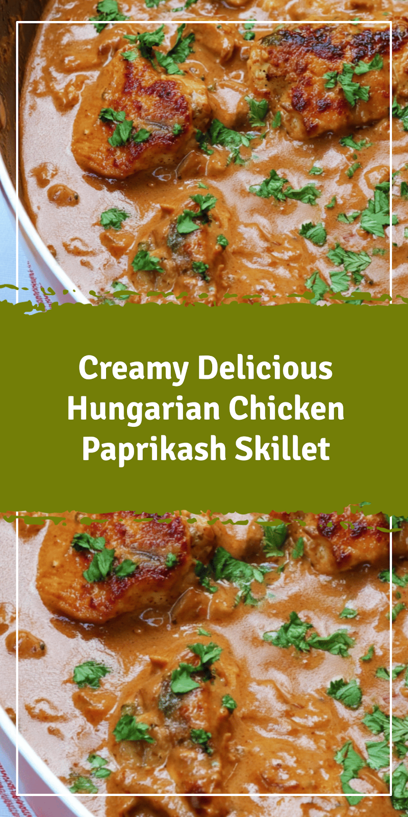 Creamy Hungarian Chicken Paprikash Skillet