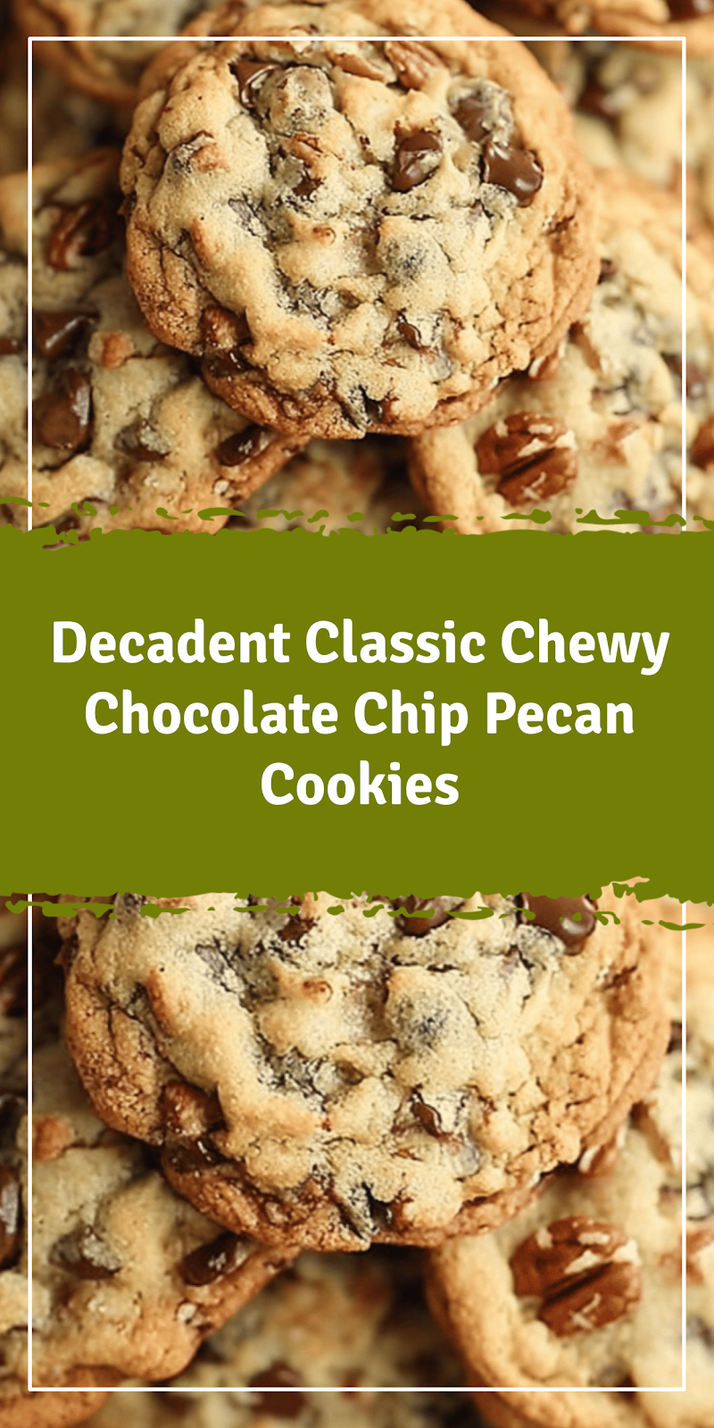Classic Chewy Chocolate Chip Pecan Cookies