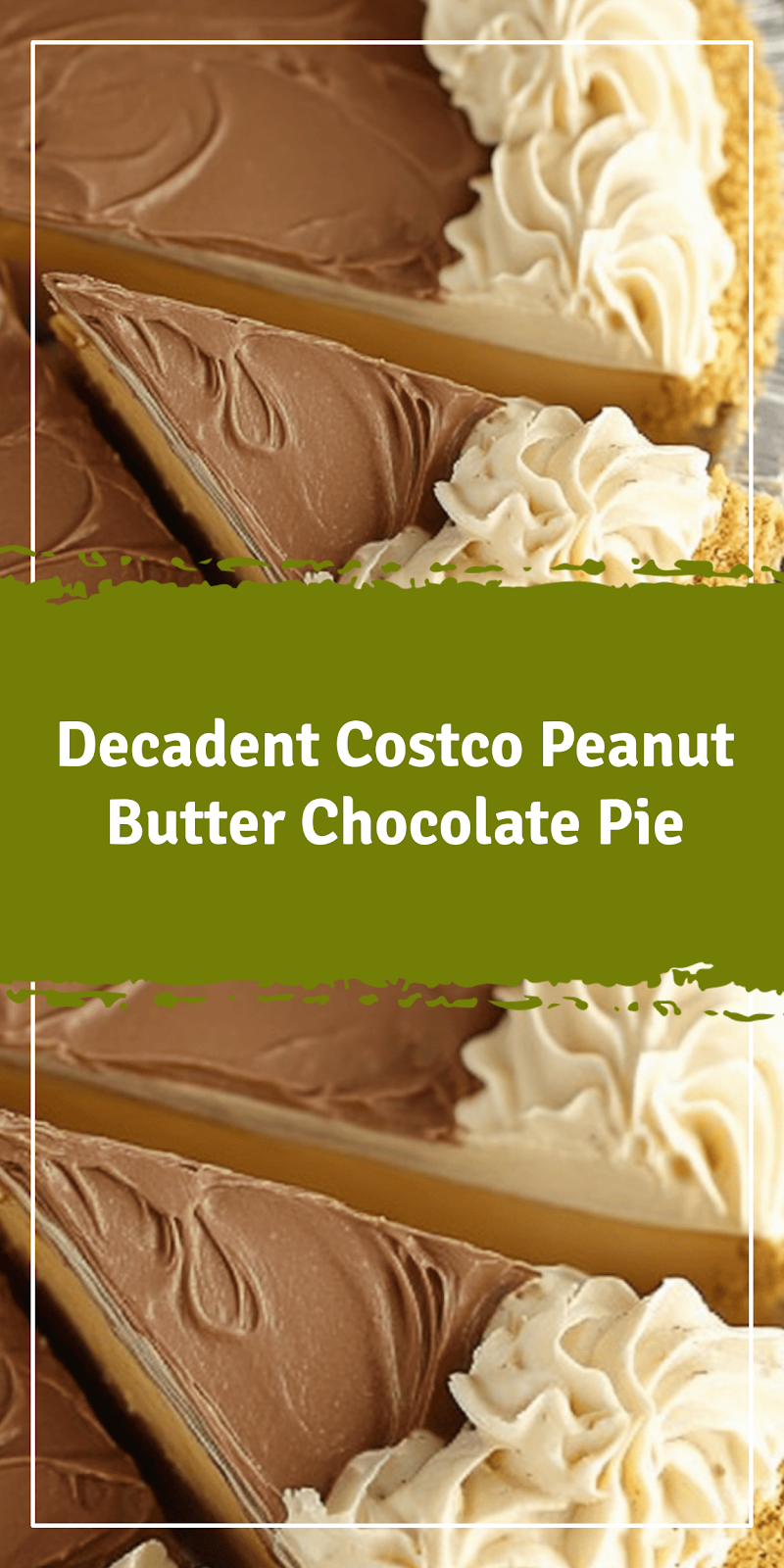 Costco Copycat Peanut Butter Chocolate Pie Recipe