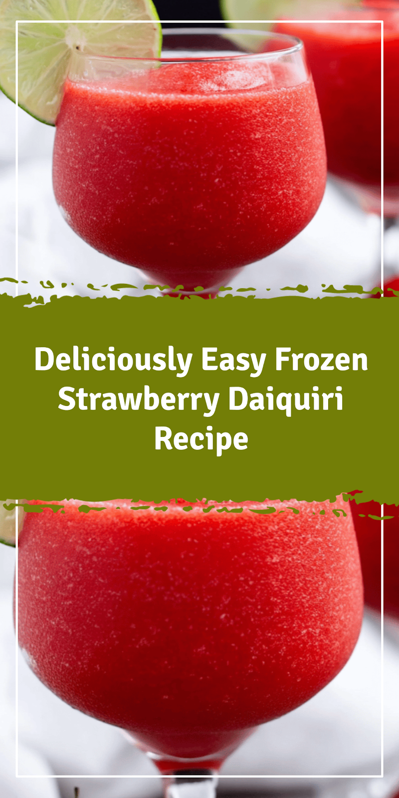 Easy Frozen Strawberry Daiquiri Recipe for Summer
