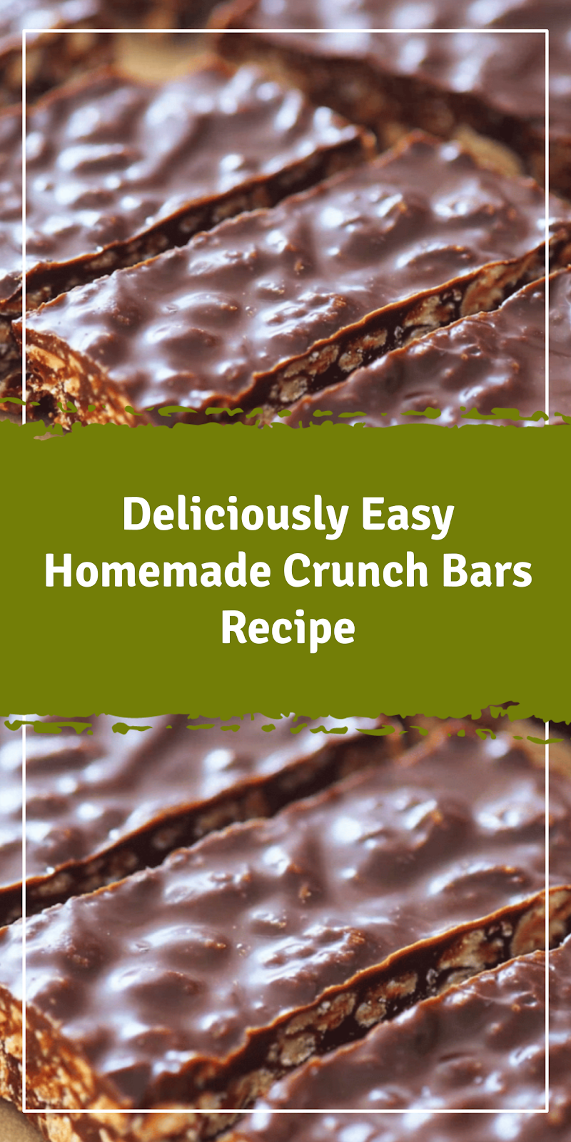 Easy Homemade Crunch Bars Recipe