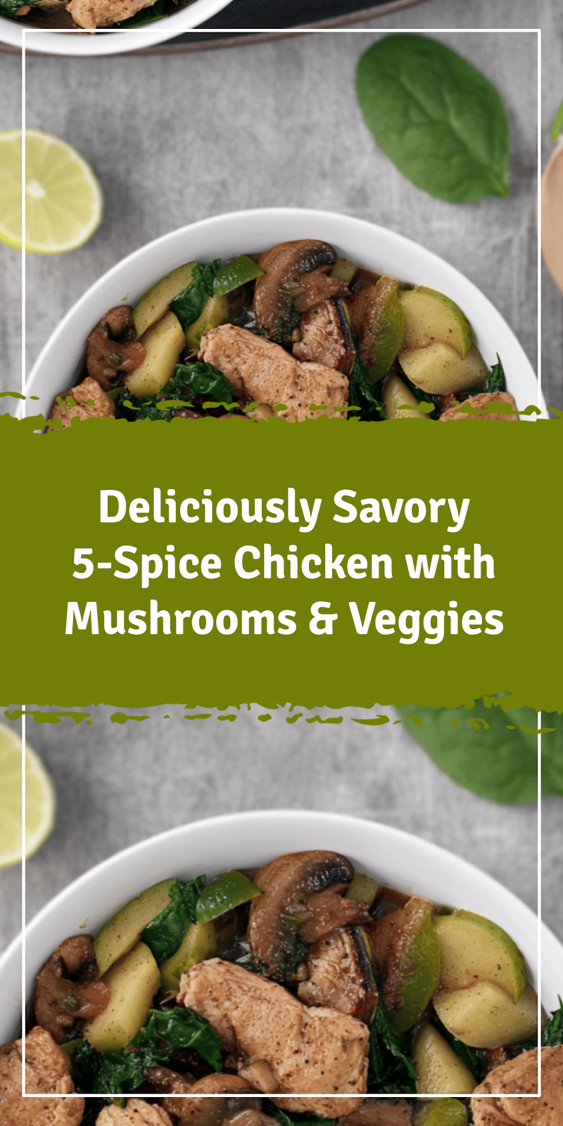 5-Spice Chicken with Mushrooms & Veggies