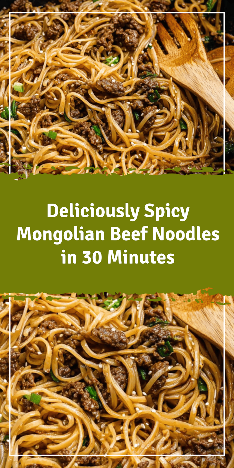 Spicy Mongolian Beef Noodles in 30 Minutes