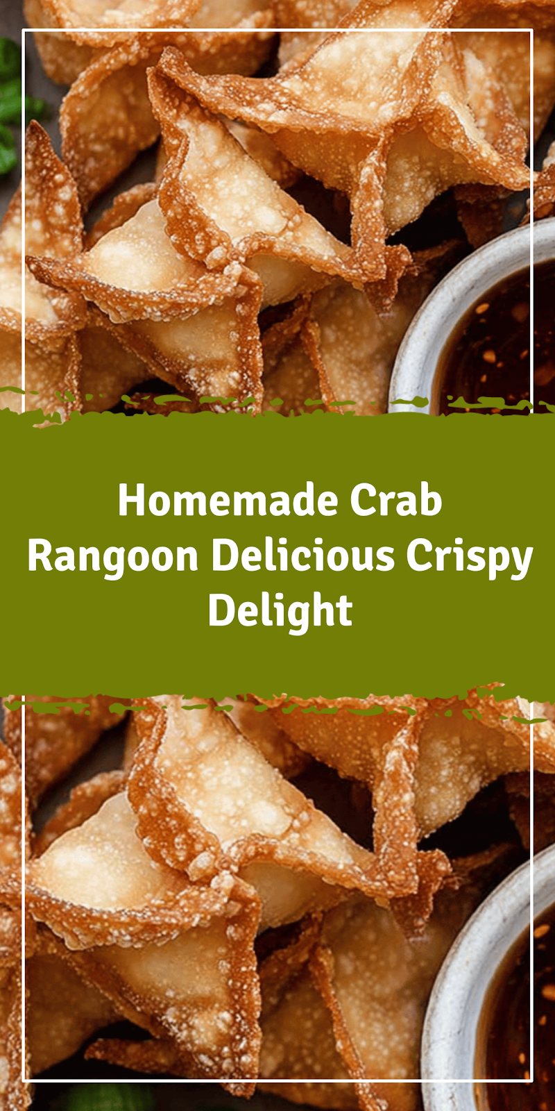 Homemade Crab Rangoon Delight