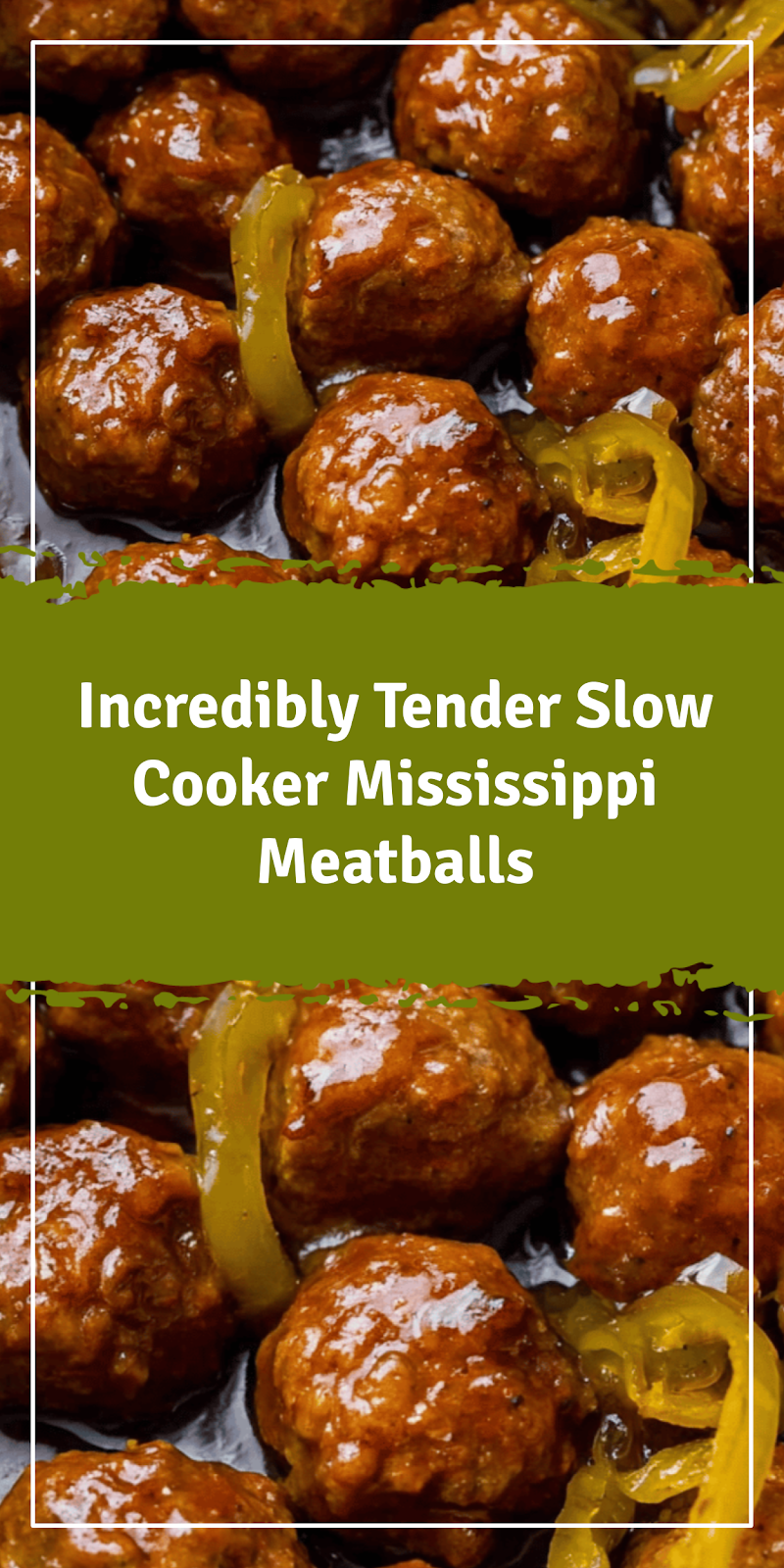 Slow Cooker Mississippi Meatballs with Rich Peppery Sauce