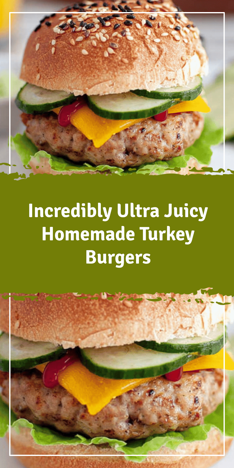 Ultra Juicy Homemade Turkey Burgers