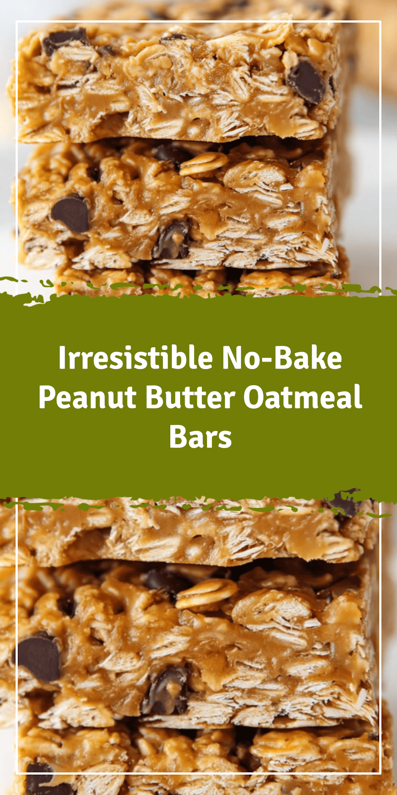 No-Bake Peanut Butter Oatmeal Bars