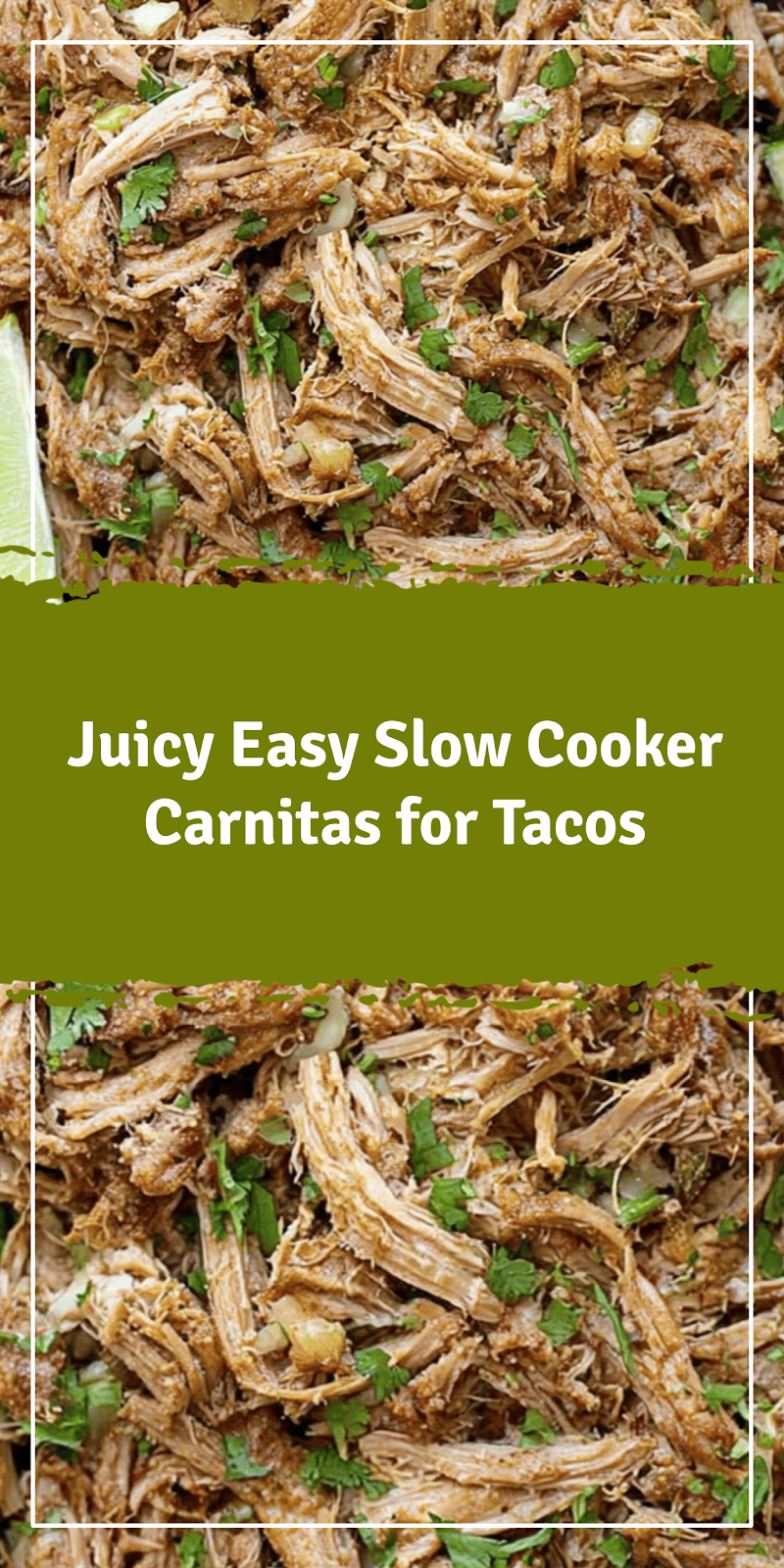 Easy Slow Cooker Carnitas for Taco Nights