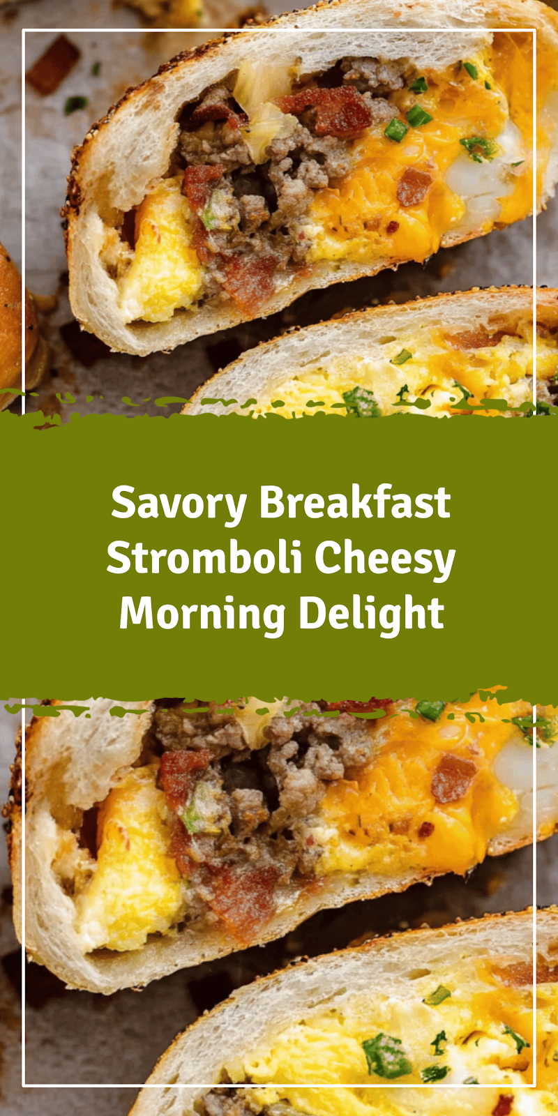 Savory Breakfast Stromboli Morning Delight