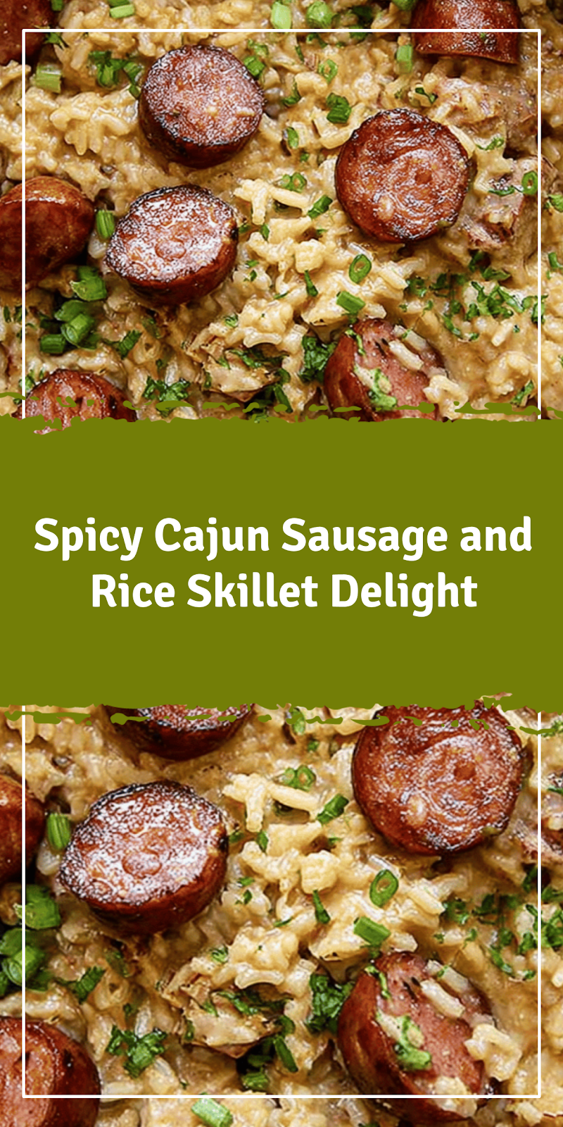 Spicy Cajun Sausage and Rice Delight