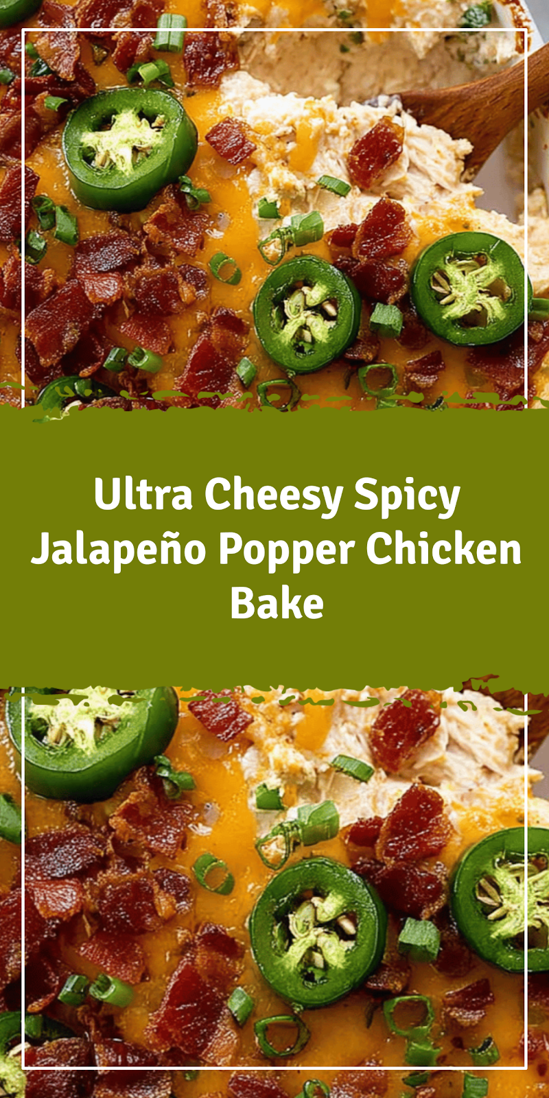 Spicy Jalapeño Popper Chicken Bake