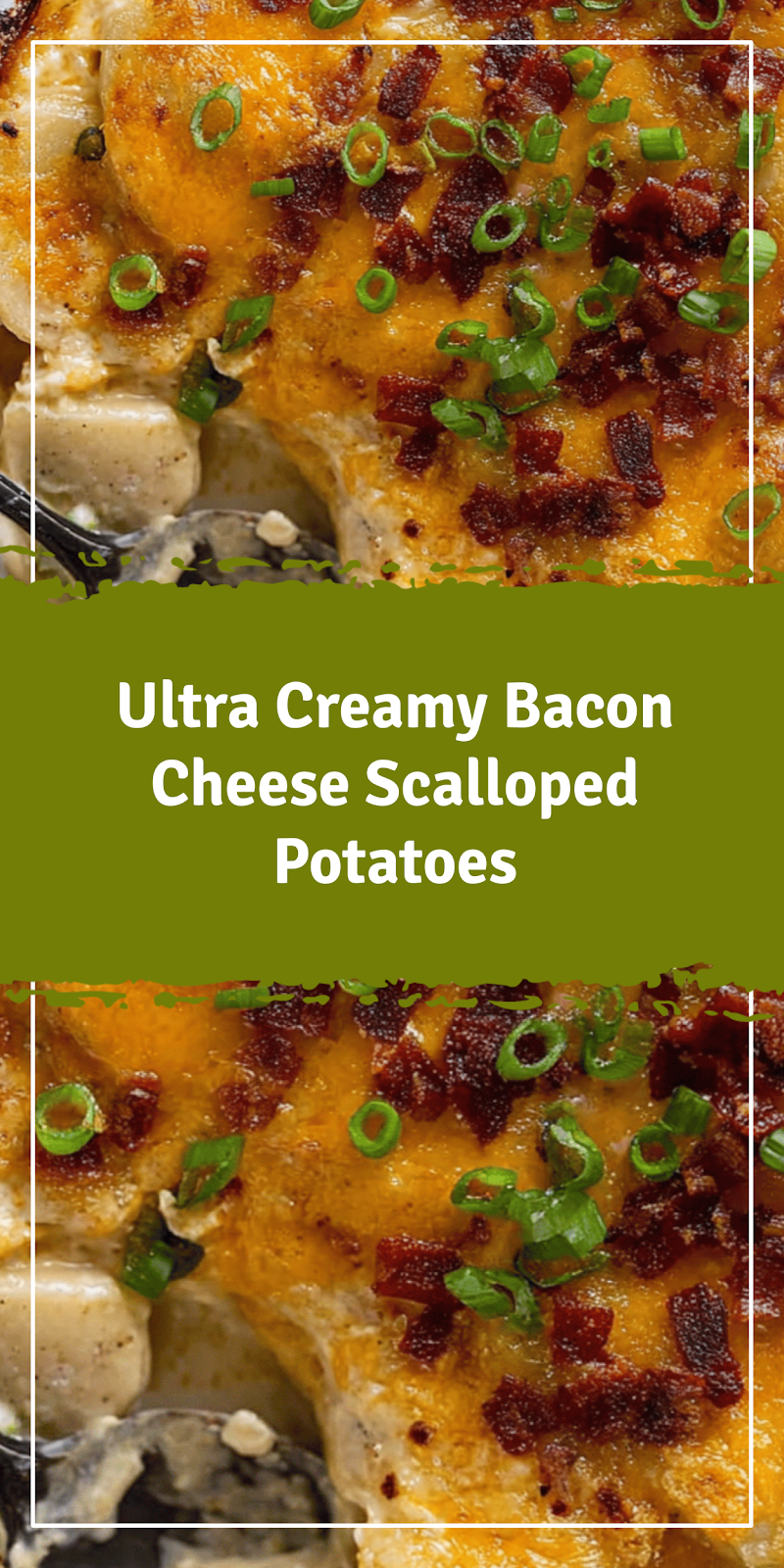Creamy Bacon Cheese Scalloped Potatoes